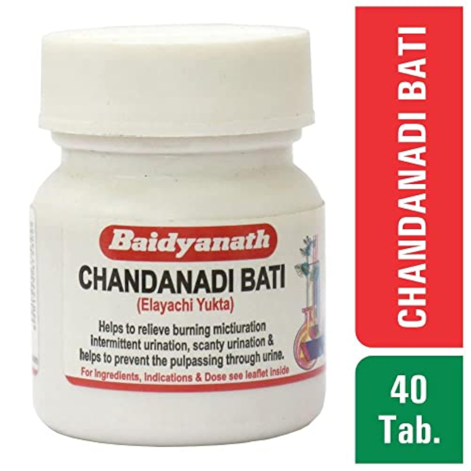 Baidyanath Chandan Bati Herbal Tablets, 40 Tablets